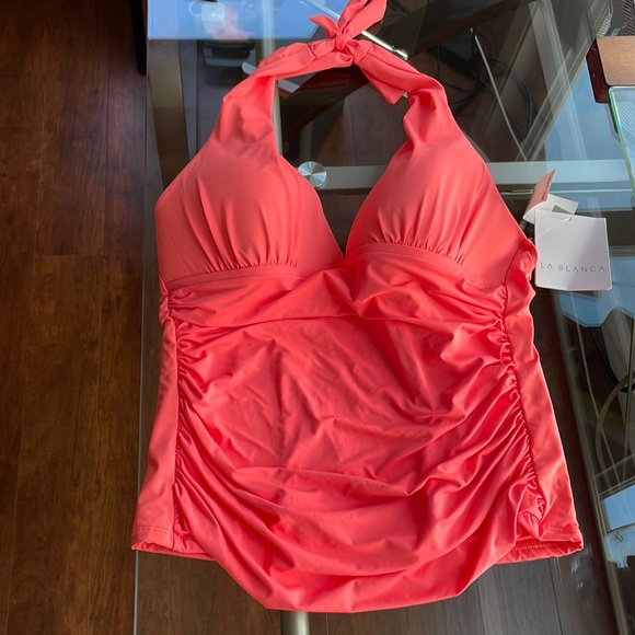 NWT La Blanca Halter Tankini Top - Picture 1 of 3